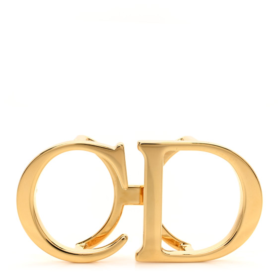 Dior ベルト Christian Dior CHRISTIAN DIOR Metal CD Icon Belt Buckle Gold 1353729