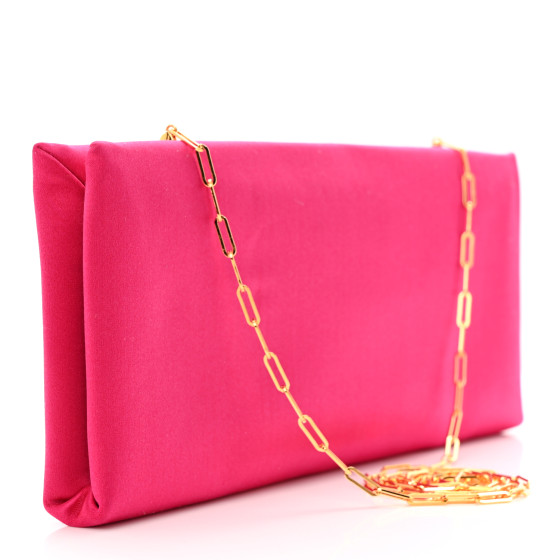 TOM FORD Silk Small Clutch With Handle Pink 1347458