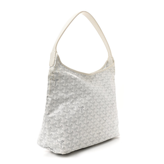 在庫わずか★送料込♪【GOYARD】Boheme ホワイト Hobo PM バッグ GOYARD Goyardine Boheme Hobo White 1623325 | FASHIONPHILE