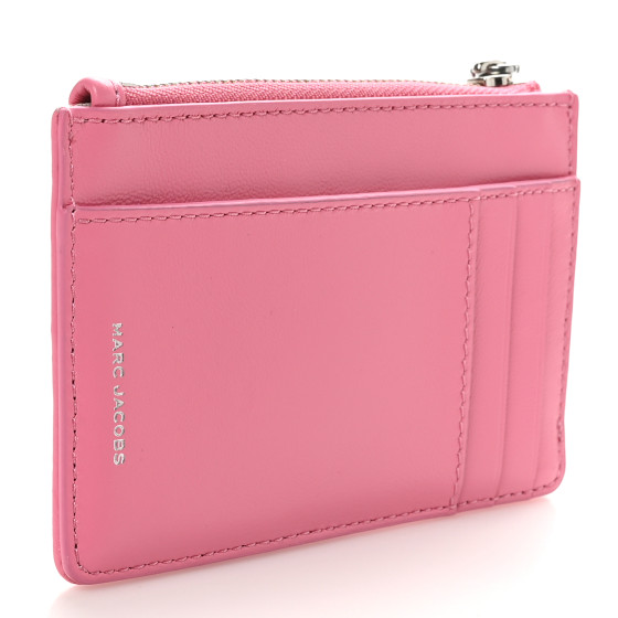 MARC JACOBS Calfskin Glam Shot Top Zip Multi Wallet Morning