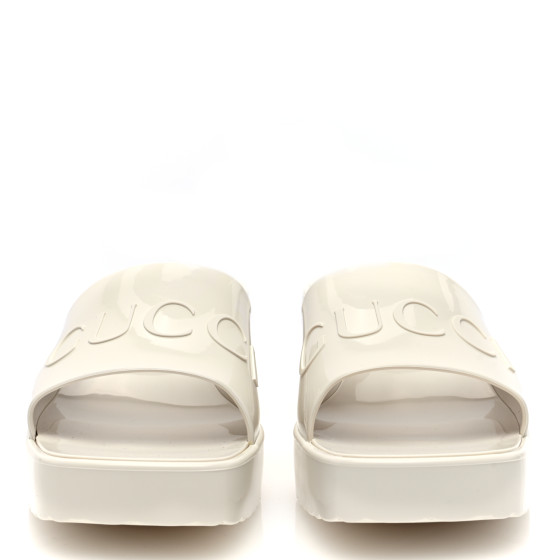 公式通販サイト - ファッション 通販 Gucci Rubber GUCCI Logo Slide 20/60mm Platform Womens 靴