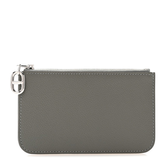 【Gris Meyer×Silver金具】HERMESカード/コインケース Zipengo Gris Meyer×Silver金具】HERMESカード/コインケース Zipengo
