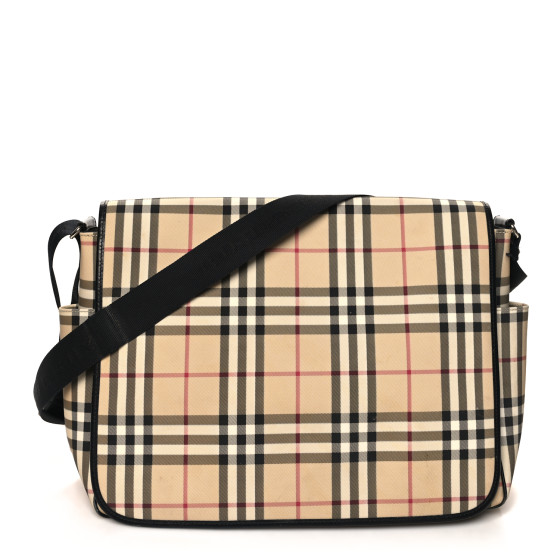 BURBERRY House Check Diaper Messenger Bag 1625337 | FASHIONPHILE