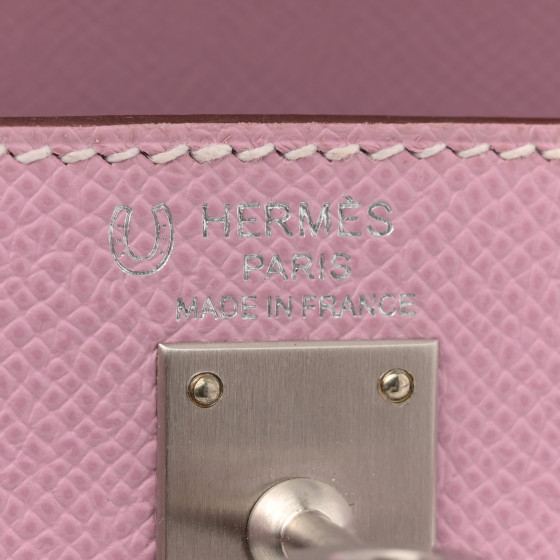 HERMES Epsom Horseshoe Kelly Sellier 25 Mauve Sylvestre Rose