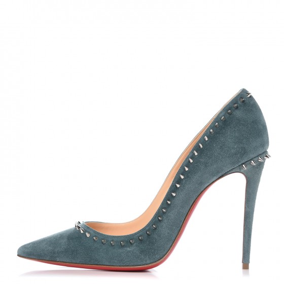 CHRISTIAN LOUBOUTIN Veau Velours Anjalina 100 Pumps 37.5 Everest 