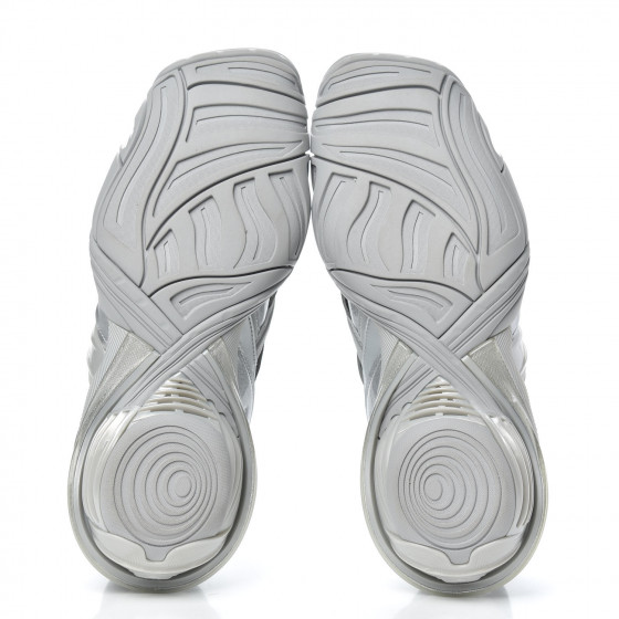 BALENCIAGA Metallic Rubber Mesh Womens Tyrex Sneakers 38