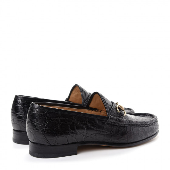 homie専用GUCCI crocodile Loafer black 27cm Men's Gucci Jordaan crocodile loafer in black | GUCCI® US
