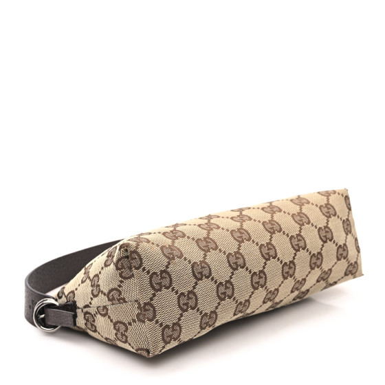 GUCCI Monogram Small Pochette Brown 1631023 | FASHIONPHILE