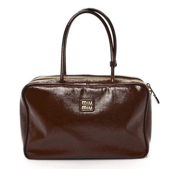 【MIU MIU】BEAU NAPLAK PATENT LEATHER BAG MIU MIU - Women Beau Naplak Patent Leather Bag – Atelier New