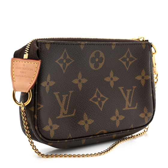 LOUIS VUITTON Monogram Mini Pochette Accessories 1680839