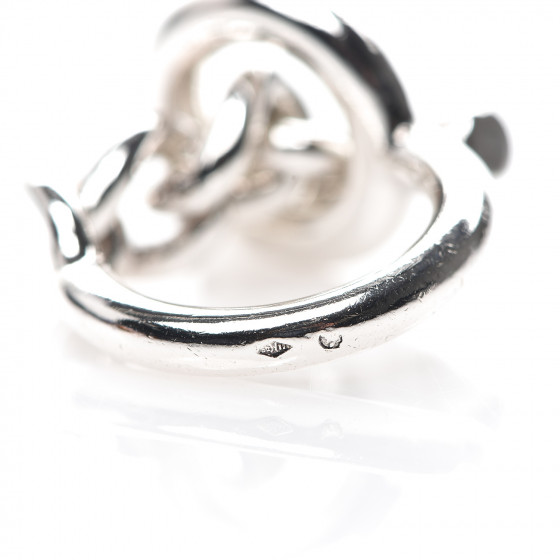 （HERMES）Croisette ring GM HERMES Croisette GM Ring 925 Sterling Silver US Size 6 #52