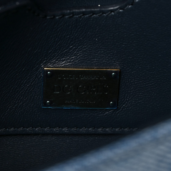 緊急セール【D&G】MEDIUM DG GIRLSショルダ-バッグ★送料関税込 Medium DG Girls shoulder bag in Light Blue for Women
