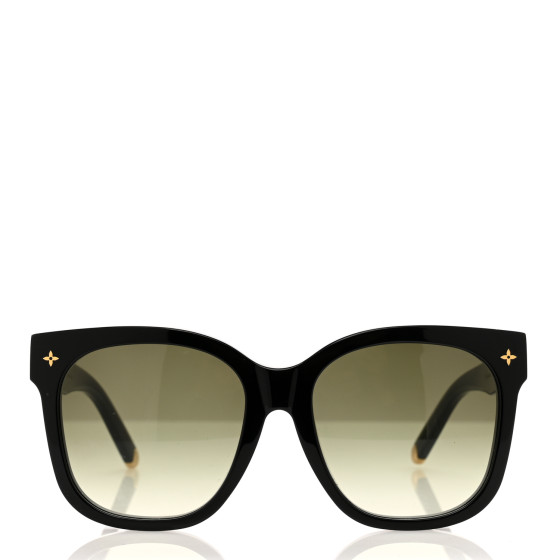 LOUIS VUITTON Acetate My Monogram Cat Eye Sunglasses Z1729E Black