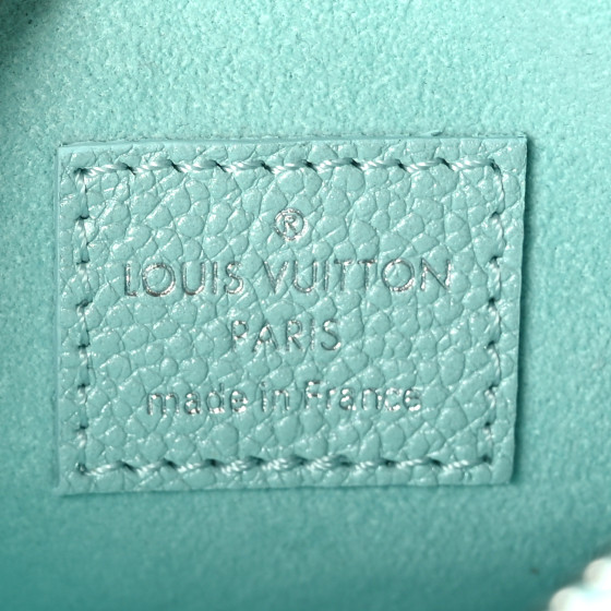 LOUIS VUITTON Empreinte Monogram Nano Speedy Pearly Lagoon