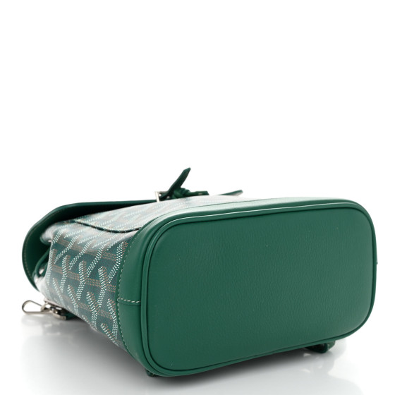 在庫わずか★送料込【GOYARD】Alpin ミニ バックパック グリーン Goyard Alpin Mini Backpack Green Goyardine Calfskin