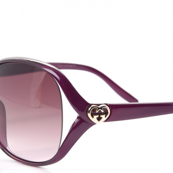 GUCCI GG Butterfly Sunglasses 3525/K/S Purple 267721
