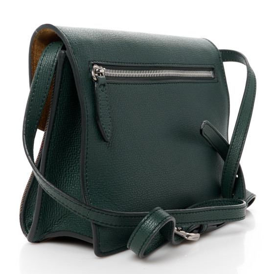 BURBERRY Derby Calfskin House Check Small Macken Crossbody