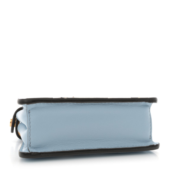 FENDI Nappa Rainbow Inlay Nano Peekaboo Maxi Handle Satchel