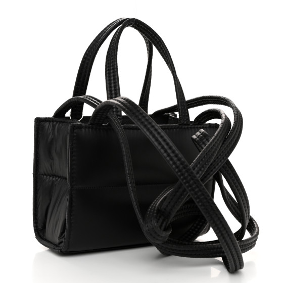 TELFAR Nylon Small Puff Shopping Bag Black 1547990