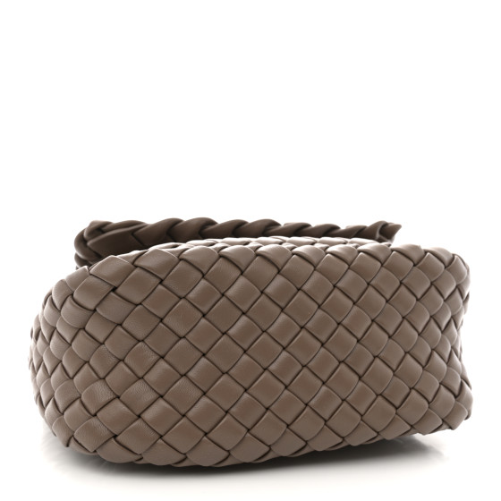 BOTTEGA VENETA Nappa Intreccio Mini Cobble Shoulder Bag
