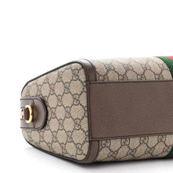 GUCCI GG Supreme Monogram Textured Dollar Calfskin Web