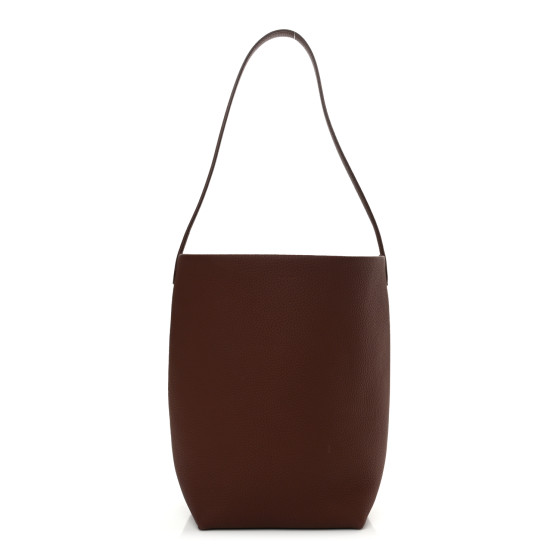 THE ROW Grained Calfskin Medium N/S Park Tote Cognac 1535919
