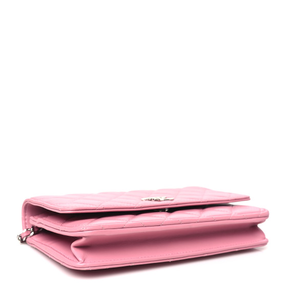 ★cozing★ Star Chain wallet_pink Rose Gold Dice Wallet Chain - Pink Stones