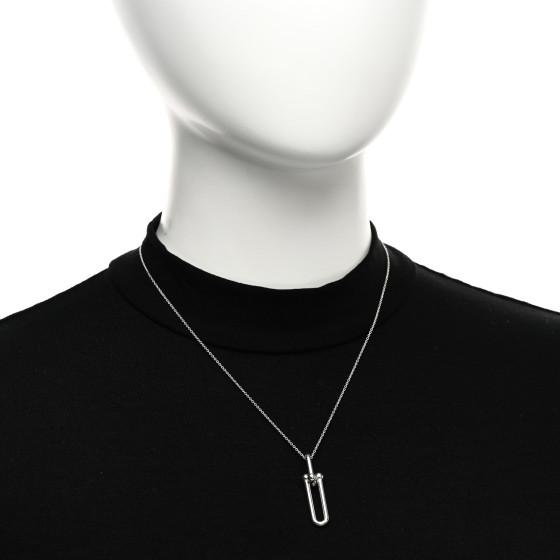 【Tiffany&Co】HardWear☆Silver Elongated Link ネックレス Tiffany HardWear Large Double Link Pendant in Rose Gold with
