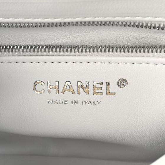 CHANEL Lambskin Crystal Quilted Mini Trendy CC Dual Handle
