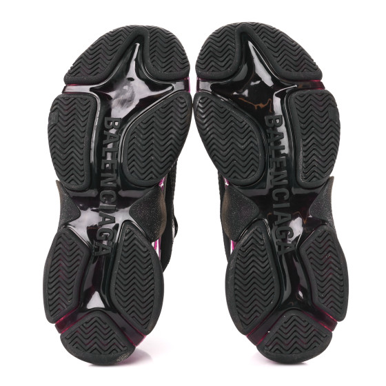【BALENCIAGA】TripleS clearSole Black Pink Buy Balenciaga Triple S Sneaker 'Clear Sole - Black Pink