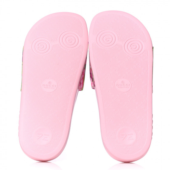 【関税&送料込】Gucci Sandalo Pool Slide GUCCI X KEN SCOTT Rubber Infinity Zia Interlocking G Womens