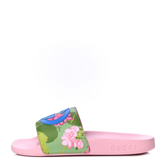 GUCCI POOL SLIDE サンダル Gucci Black Monogram Slide Sandals Luxury Pool Slides UNISEX