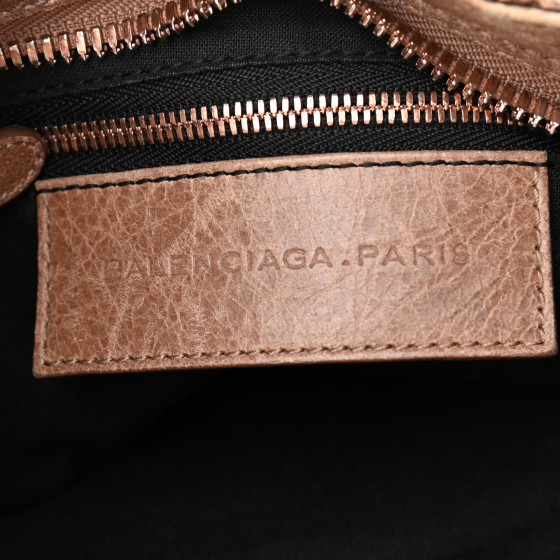 美品！BALENCIAGA GIANT CITY 大容量ユニセックス！ Balenciaga Bubblegum Lambskin Leather Giant City Bag