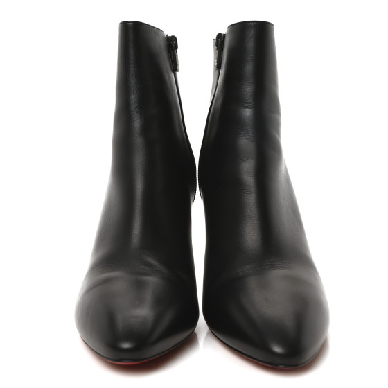 定価13万クリスチャンルブタンELEONOR 85 CALF BLACK 36 CHRISTIAN LOUBOUTIN Calfskin So Eleonor 85 Ankle Boots 40.5