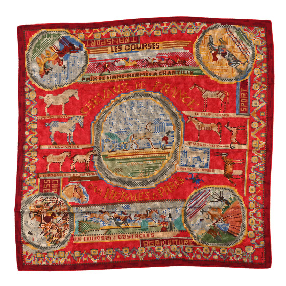エルメス　シルク　カレ90 LES CHEVAUX DES MOGHOLS HERMES(エルメス)/ スカーフ カレ90 LES CHEVAUX DES MOGHOLS