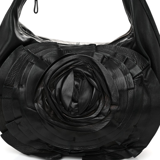 【関税&送料込】Valentino Garavani Nappa Small Hobo Bag VALENTINO GARAVANI Nappa Small Spikeme Hobo Bag Black