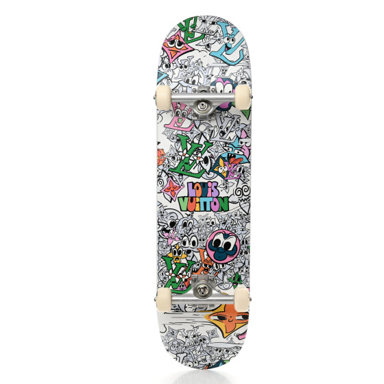 LOUIS VUITTON Monogram Comics Wood Skateboard Multicolor 1553718 FASHIONPHILE