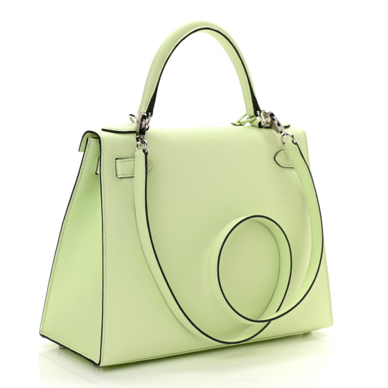 HERMES Epsom Kelly Sellier 28 Vert Fizz 1139113 | FASHIONPHILE