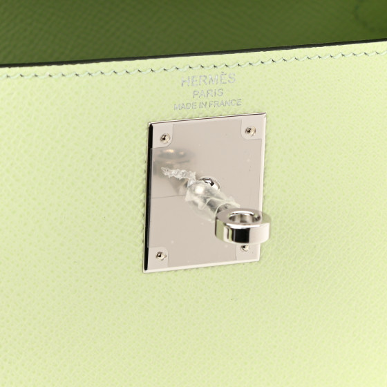 HERMES Epsom Kelly Sellier 28 Vert Fizz 1139113 | FASHIONPHILE
