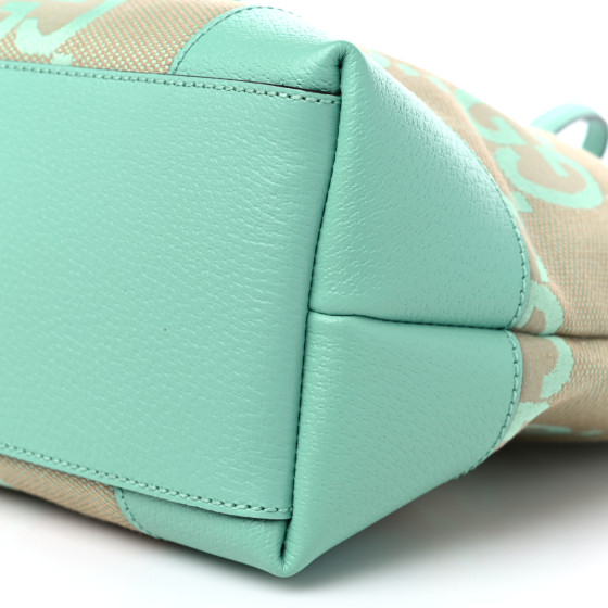 GUCCI Monogram Jumbo GG Textured Dollar Calfskin Medium
