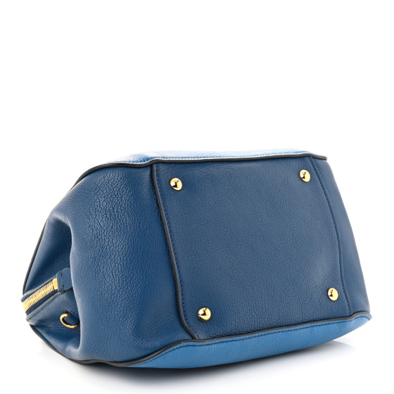★OROGEE★PUNTA PERDIZ MINI TEQUILA BAG★Blue★韓国★大人気 MIU MIU Goatskin Madras Bi-Color Bowling Bag Cobalto Marea