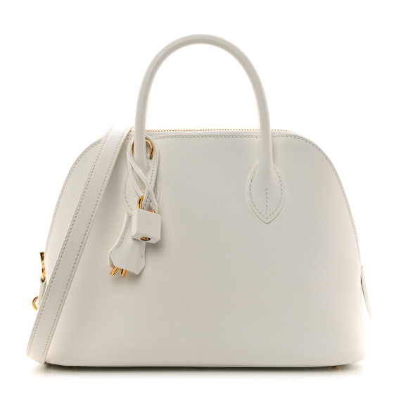 希少【HERMES】ホワイト クレマンスレザー BOLIDE ハンドバッグ BUYMA VINTAGE 中古 希少【HERMES】ホワイト クレマンスレザー