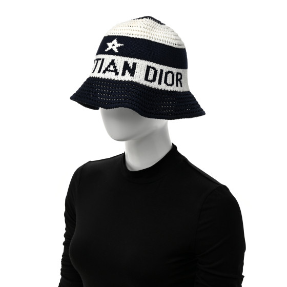 Dior D-TULIPE クロシュハット D-Tulipe Small Brim Cloche Black Rabbit Felt | DIOR