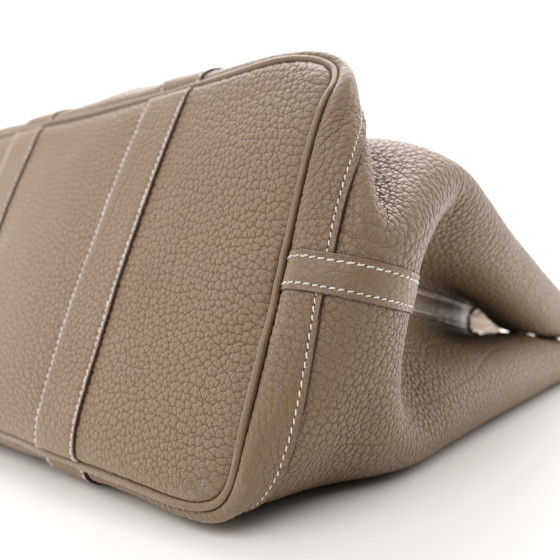 HERMES◆Garden Party 36 Etoupe & Black◆ HERMES GARDEN PARTY 36 BLACK NEGONDA - BJ Luxury