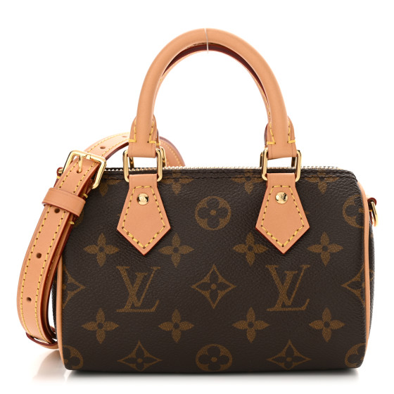 【SALE】LOUIS VUITTON/SPEEDY NANO BAG/monogram/ストラップ付 🔥NEW LOUIS VUITTON Nano Speedy Monogram Crossbody Bag RARE