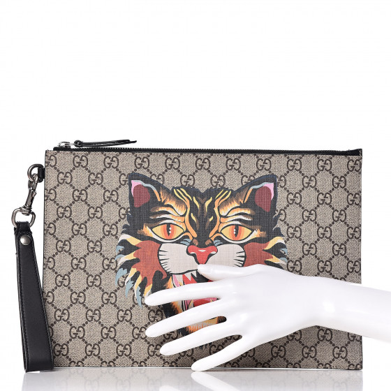 Gucci wallet angry cat best sale