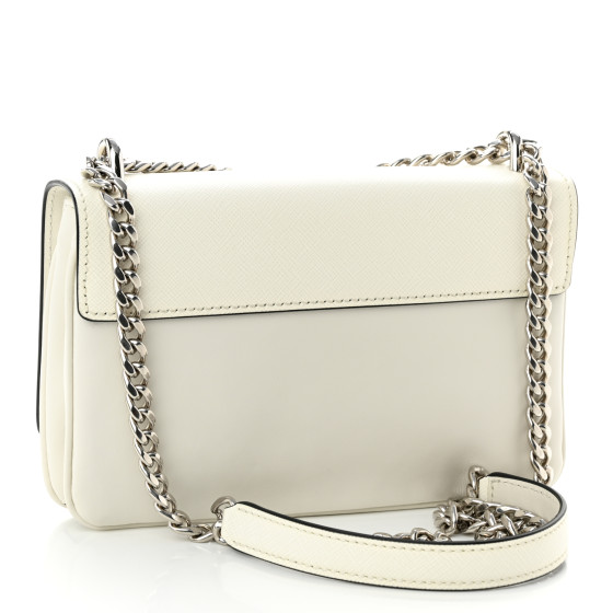 [BEENTRILL]★SAFFIANO CHAIN CROSS BAG PRADA Saffiano Bandoliera Flip Lock Chain Crossbody Bag