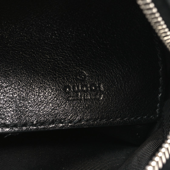 GUCCI Sakai Be Green Calfskin Diagonal Stitched Mini Blondie