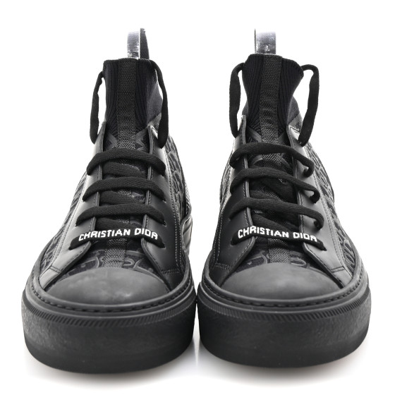 CHRISTIAN DIOR Technical Canvas Mesh Calfskin Womens Matte