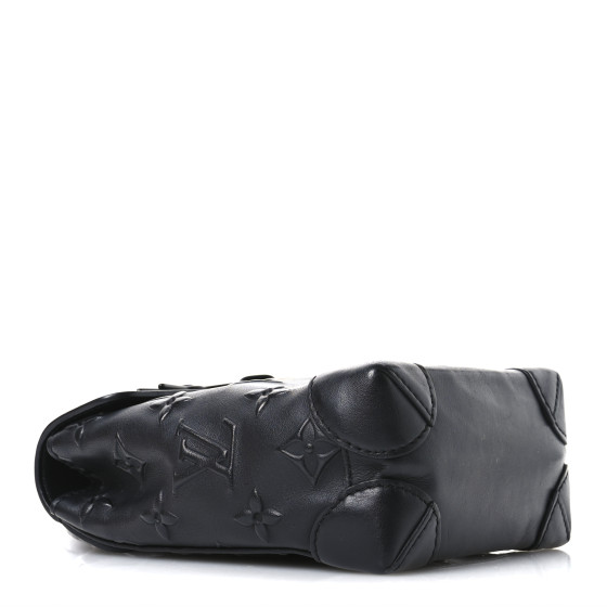 LOUIS VUITTON Monogram Seal Steamer XS Black 1706210